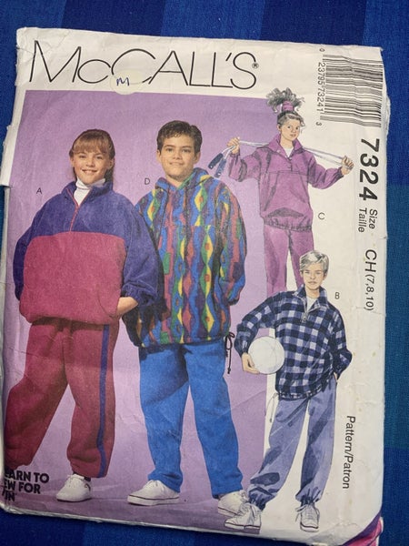 MCCALL'S DRESSMAKING PATTERN #7324 - CHILDRENS - SIZES 7-8-10 Carousel 1