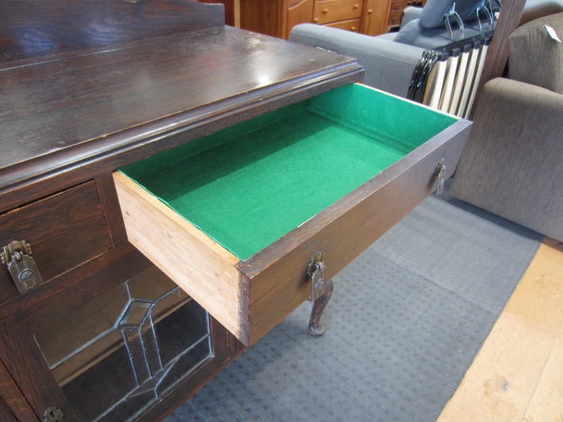 Art Deco Oak Sideboard Carousel 10