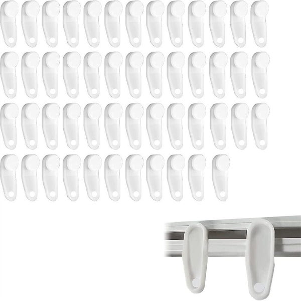 200X Curtain Track Pulley Gliders Glide Universal Slider Replacement Runners Carousel 12