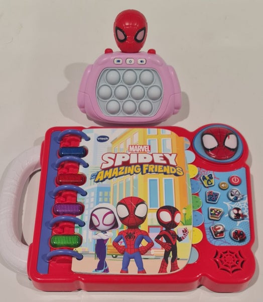 Vtech Spidey Learning Book & Spiderman Toy ^ Carousel 1