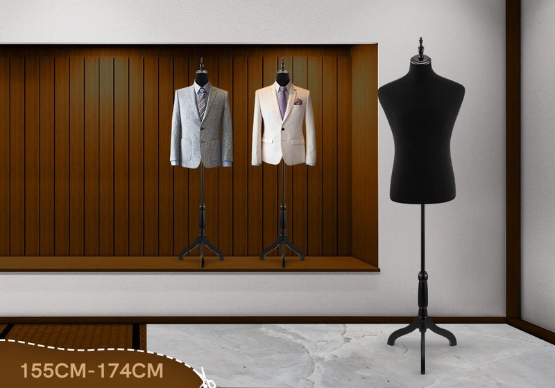 Male Mannequin Dress Form Torso Dressmakers Dummy Manikin Display Stand Tripod Carousel 1
