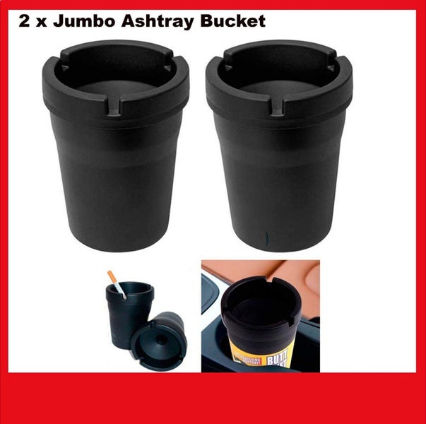 2 X Ashtray Bucket Cigarette Tobacco Color Holder Ash Container Jumbo size Carousel 1