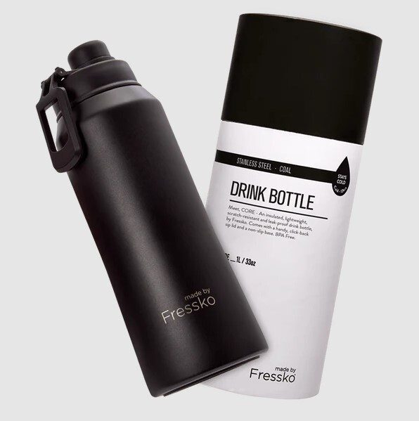 Fressko CORE Insulated Bottle 1L - Coal Carousel 2