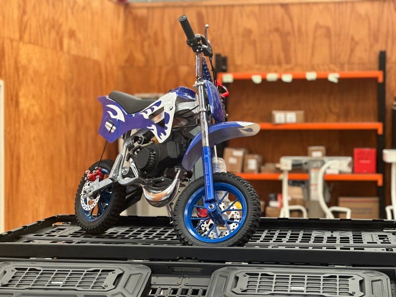 49CC KIDS DIRT BIKE POCKET 2 STROKE MINI MOTOR MONKEY ATV TOYS BLUE Carousel 1