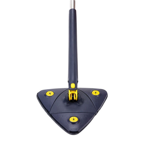 1 Set Lazy Cleaning Mop 360o Rotatable Adjustable Triangle Wet & Dry Cloth + ... Carousel 12