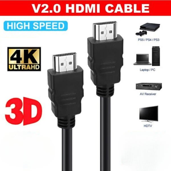 HDMI Cable 30M 15M 10M 5M 3M 1M 1.5M 4K Ultra HD Cord for HD TV BOX PS5/4 PC Carousel 1