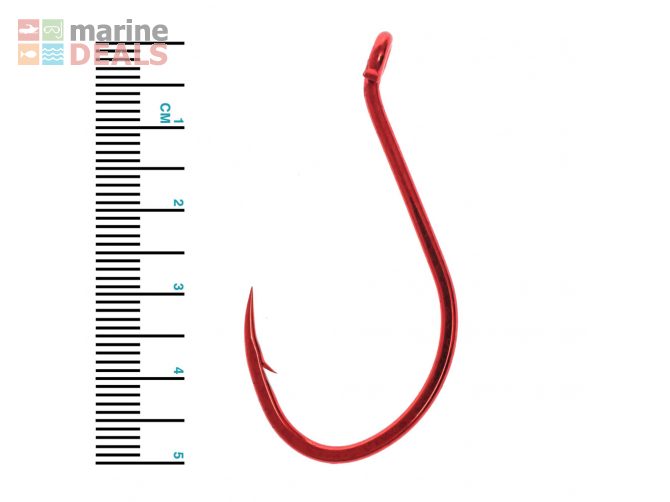 Seacrazy High Carbon Red Octopus Hooks Bulk Pack … Carousel 3