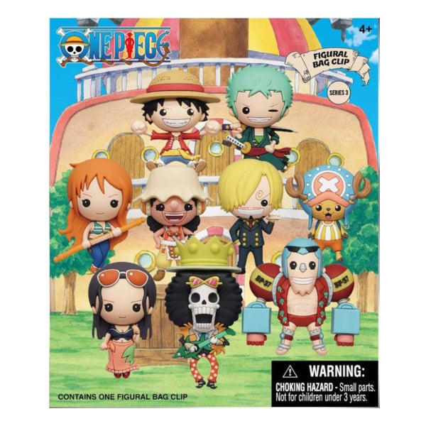 One Piece - 3D Foam Bag Clips Series 3 Blind Bag (Random Select) Carousel 1