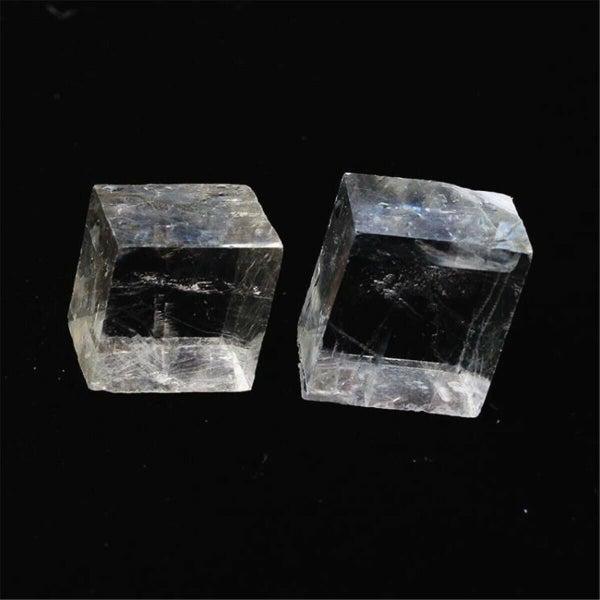 1pc Natural Calcite Clear Crystal Ore Mineral Specimens Stone Optical Research Carousel 1