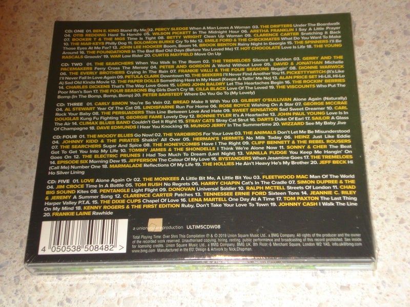 STAND BY ME: ULTIMATE GOLDEN ANTHEMS *5 CD 100 HIT TRACKS* Carousel 2