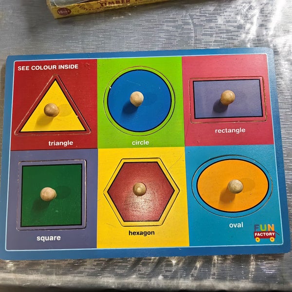 Fun Factory Wooden Puzzle with Knobs Carousel 1