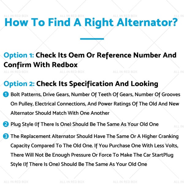 Alternator Suitable for Holden Jackaroo Rodeo Diesel 4JA1 4JB1 4JB1-T 4JG1 4JG2 Carousel 2