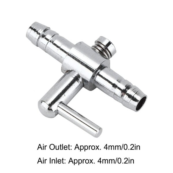5x Air Flow Line Control Valve Aquarium Fish Tank Regulator Pump Tube Valve 4mm Carousel 1