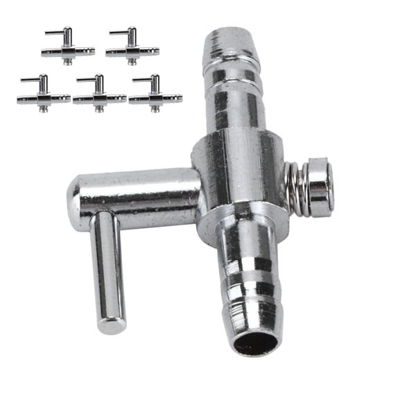 5x Air Flow Line Control Valve Aquarium Fish Tank Regulator Pump Tube Valve 4mm Carousel 2