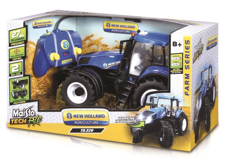 Maisto: Farm Tractor (New Holland) - 1:16 R / C Vehicle Carousel 1