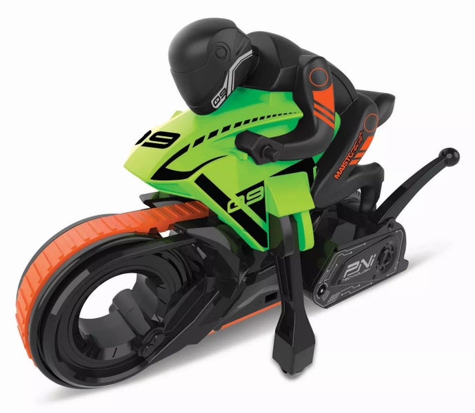 Maisto Tech: Cyklone MotoBike - R / C Stunt Motorcycle (Green) Carousel 1