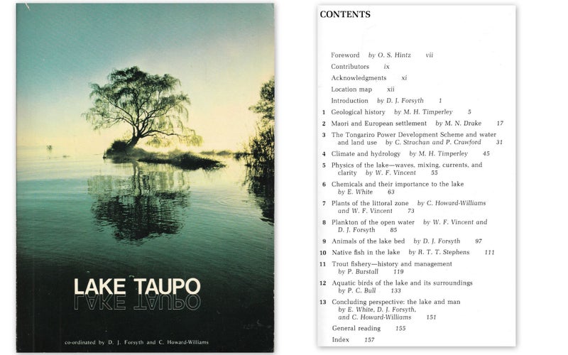 Lake Taupo - Ecology of A New Zealand Lake by D J Forsyth and C Howard-Williams Carousel 1