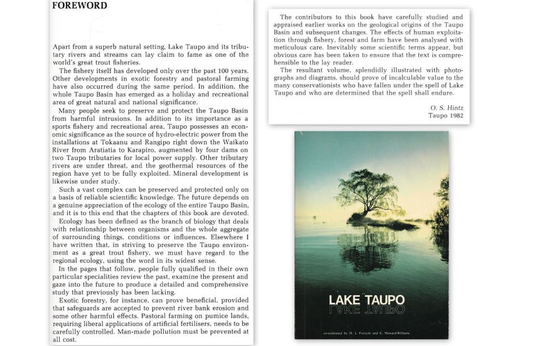Lake Taupo - Ecology of A New Zealand Lake by D J Forsyth and C Howard-Williams Carousel 3