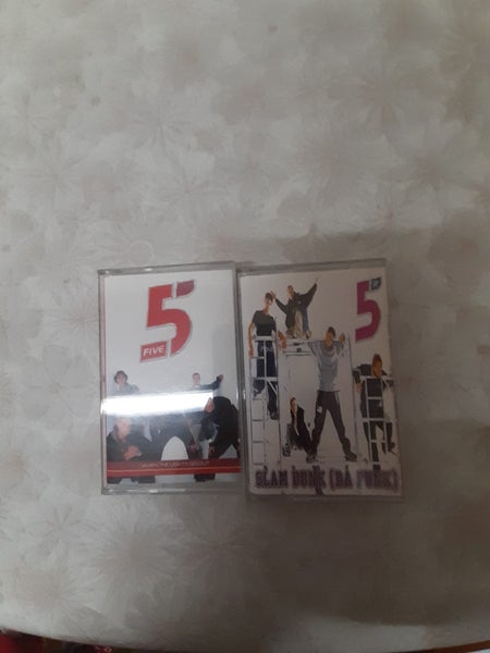 2 Albums on cassettes from the music group Five. Carousel 1