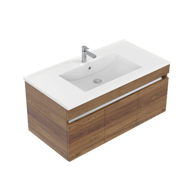 900 LEXA WALL HUNG VANITY IN SOUTHERN OAK Carousel 1