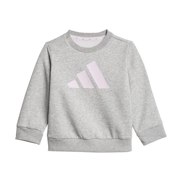 Adidas Toddlers Big Logo Jogger Set Grey/Pink - 12-18 months Carousel 2
