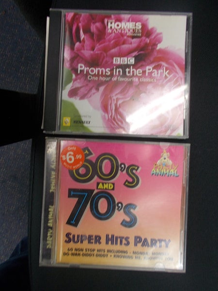 Retro CDs - Proms in the Park (1700s) & 60&70 Super Hits Party Carousel 1