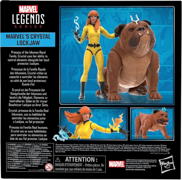 Marvel Legends Inhumans - Crystal and Lockjaw Deluxe Boxed Set Carousel 2