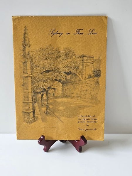 Sydney. A Portfolio of 6 Prints from Pencil Drawings by Peter Longhurst. Carousel 1