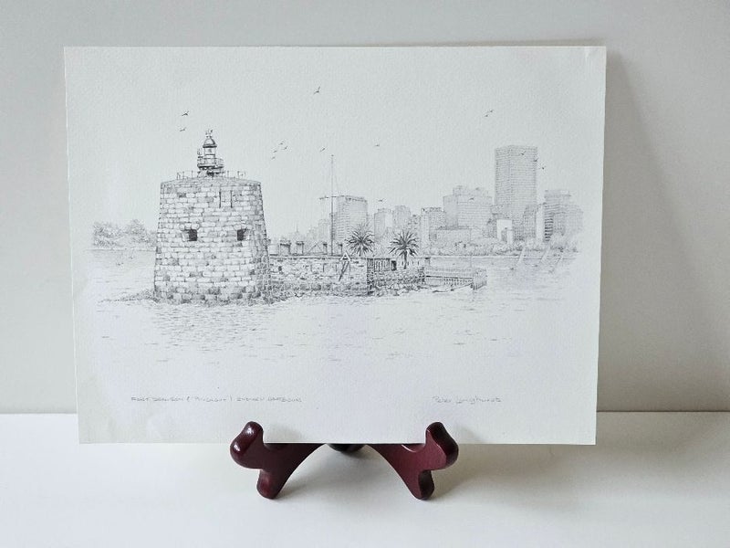 Sydney. A Portfolio of 6 Prints from Pencil Drawings by Peter Longhurst. Carousel 2