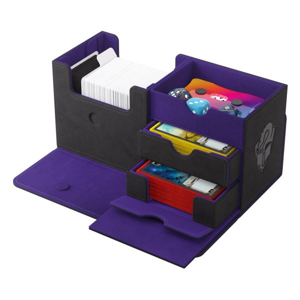 Gamegenic The Academic 133+ XL Tolarian Edition Deck Box Black/Purple Carousel 9