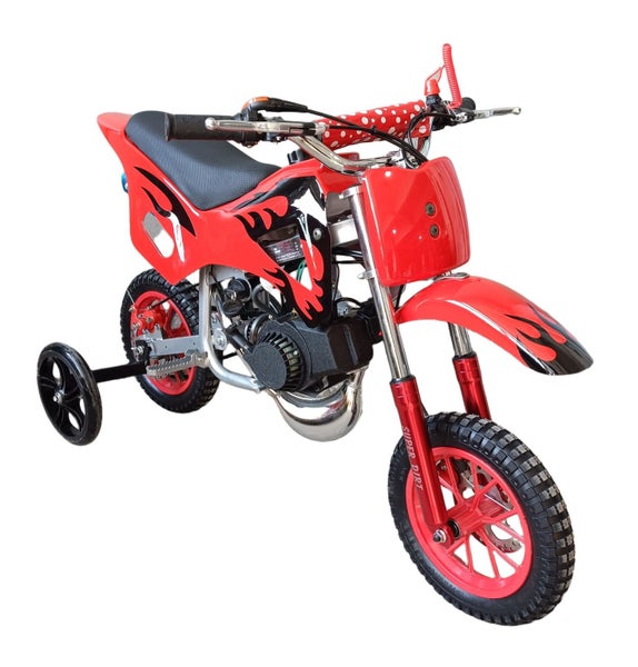 Red Mini Motor Kids Dirt Bike Pocket Motorcycle Monkey ATV Toys 49CC 2 Stroke Carousel 2