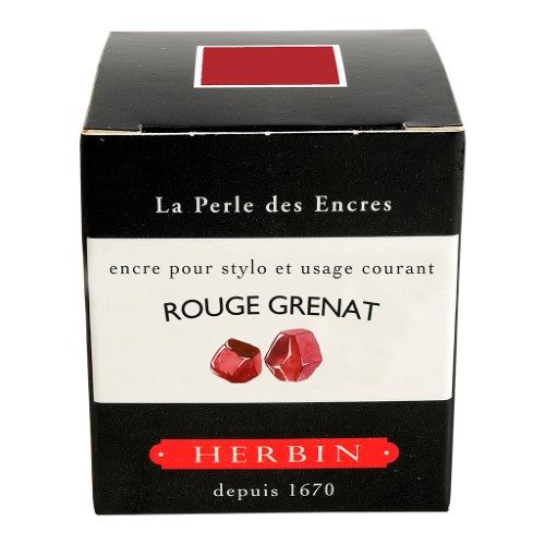 Herbin Writing Ink 30ml Rouge Grenat Carousel 2