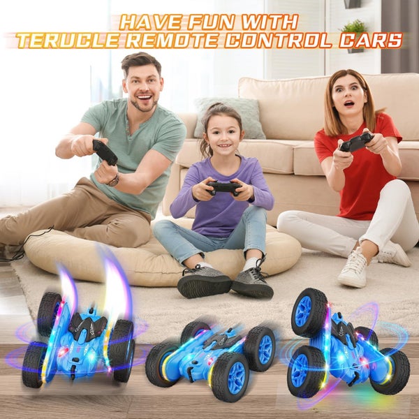 New Upgraded Strip Lights and Headlights Car Toys Carousel 1