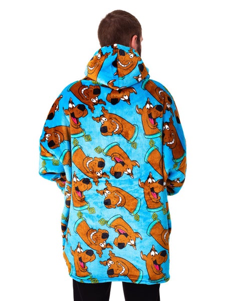 Scooby Doo Blue Blanket Hoodie (Mens) Carousel 2