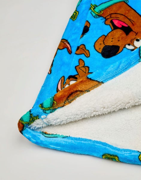 Scooby Doo Blue Blanket Hoodie (Mens) Carousel 4