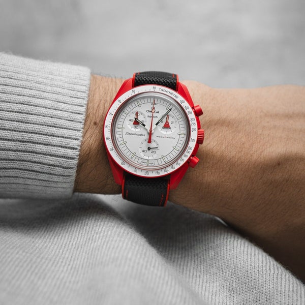 Theo Nylon & FKM Rubber Hybrid Performance Watch Band for Rolex Datejust - Gr... Carousel 13