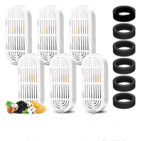 6 Pack Replacement Filters & Replacement Carousel 12