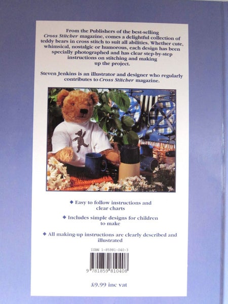 **TEDDY BEARS IN CROSS STITCH - STEVEN JENKINS (HARDCOVER) Carousel 2