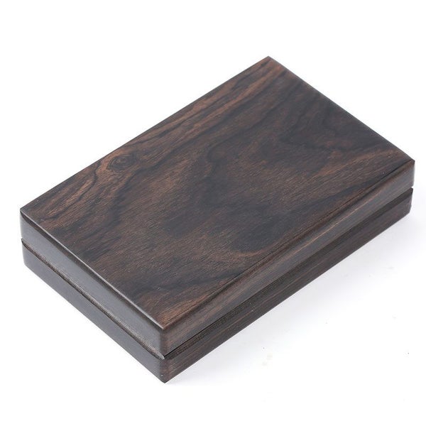 Sandalwood Cigarette Box, Side Flip Design for 10 Cigarettes-Dark Brown Carousel 4