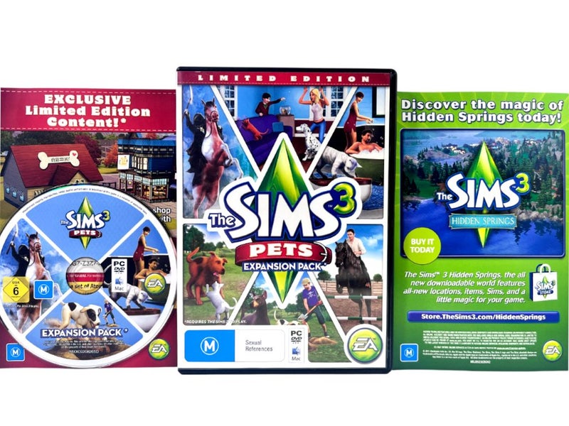 The SIMS 3 PETS Expansion Pack (PC) *MINT COMPLETE* Carousel 1