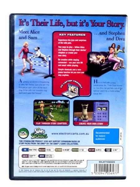 The SIMS PET STORIES (PC) *MINT COMPLETE* Carousel 2