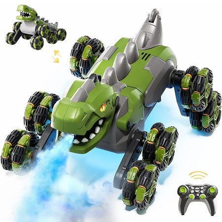 8WD Remote Control Car 2.4GHz Monster Truck for Kids Ages 4-13 Green Carousel 2