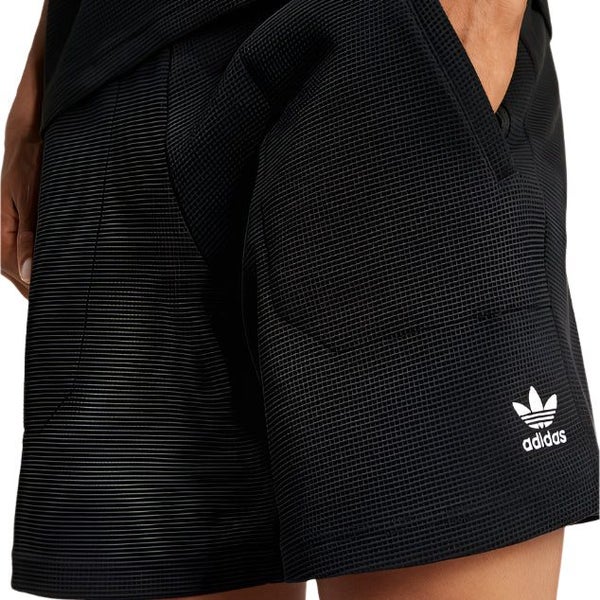 adidas All Blacks Essentials Waffle Shorts Mens - All Black Carousel 3