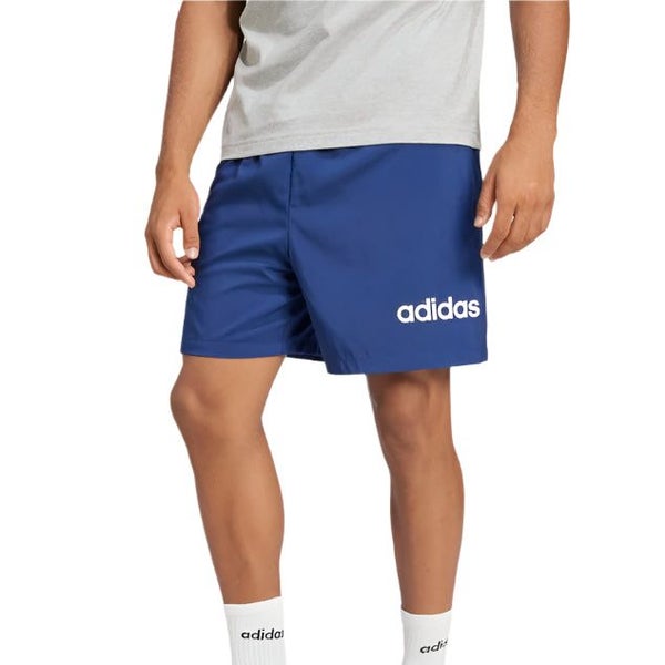 adidas Essentials Linear Logo Shorts Mens - Dark Blue/ White Carousel 1