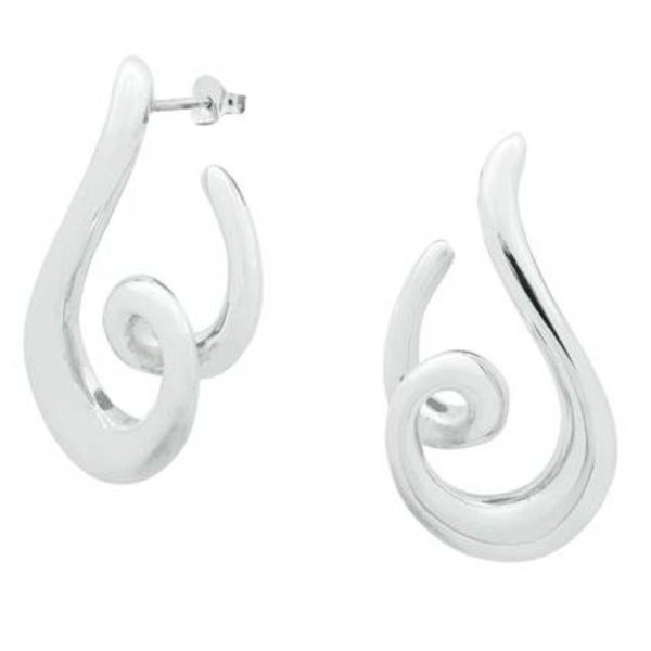 925 Sterling Silver Swirl Earrings "Lizzy" Carousel 1