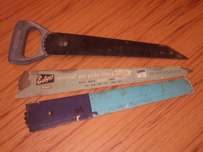Set of three blades for vintage saw blade set Carousel 2