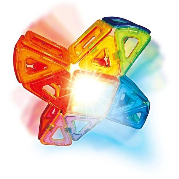 Magformers Light Show Set (55-pieces) - Magnetic Construction Set Carousel 2