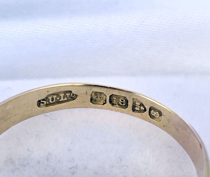 1905 Chester old European cut diamonds 18ct gold Carousel 7