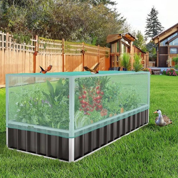 Plant Box / Garden Box/ Raised Garden Bed With Cover 1740x900x880 Grey Carousel 1