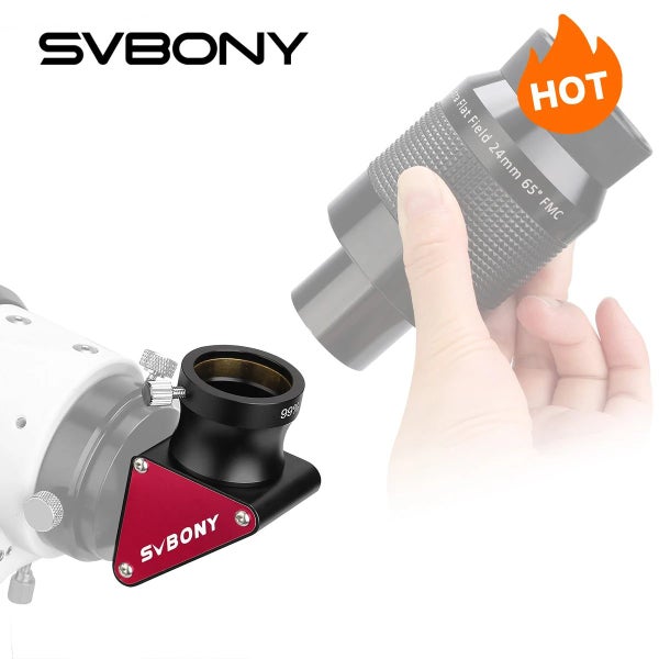 SVBONY SV188P Telescope 1.25'' 90 Degree Dielectric Mirror Diagonal 99% Refle... Carousel 2